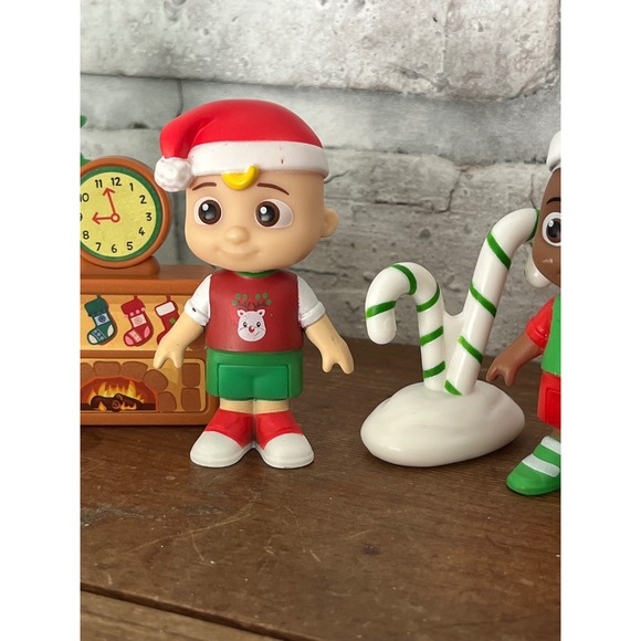 CocoMelon Christmas Figures Playset from Christmas Advent Calendar Set-Partial - Picture 3 of 5